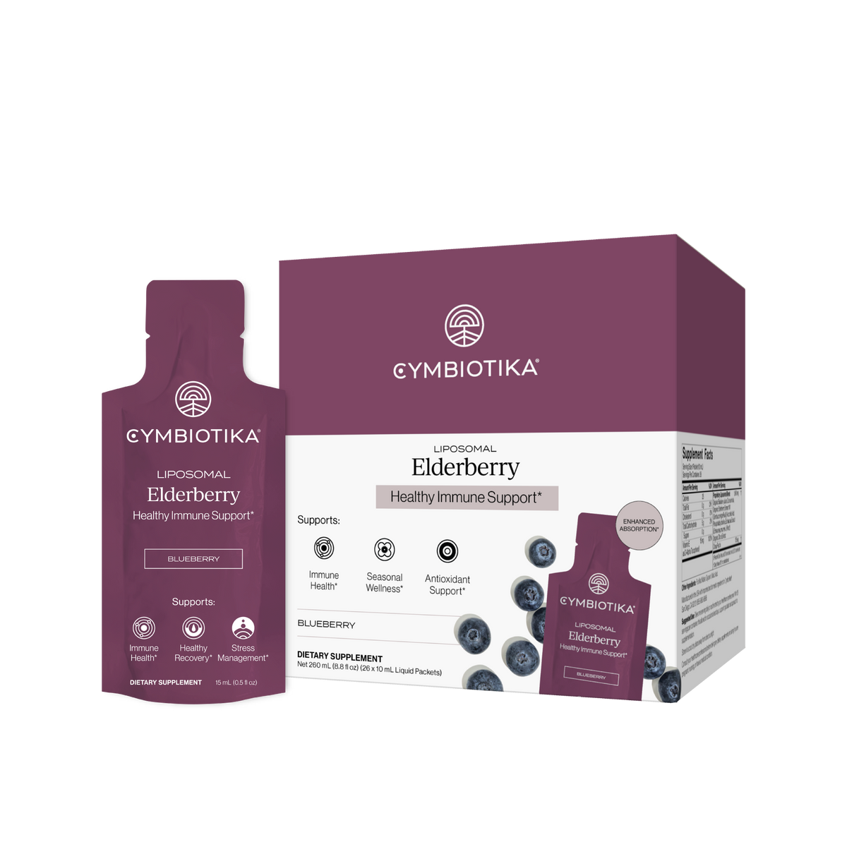 Liposomal Elderberry Defense Organic Elderberry Flavor