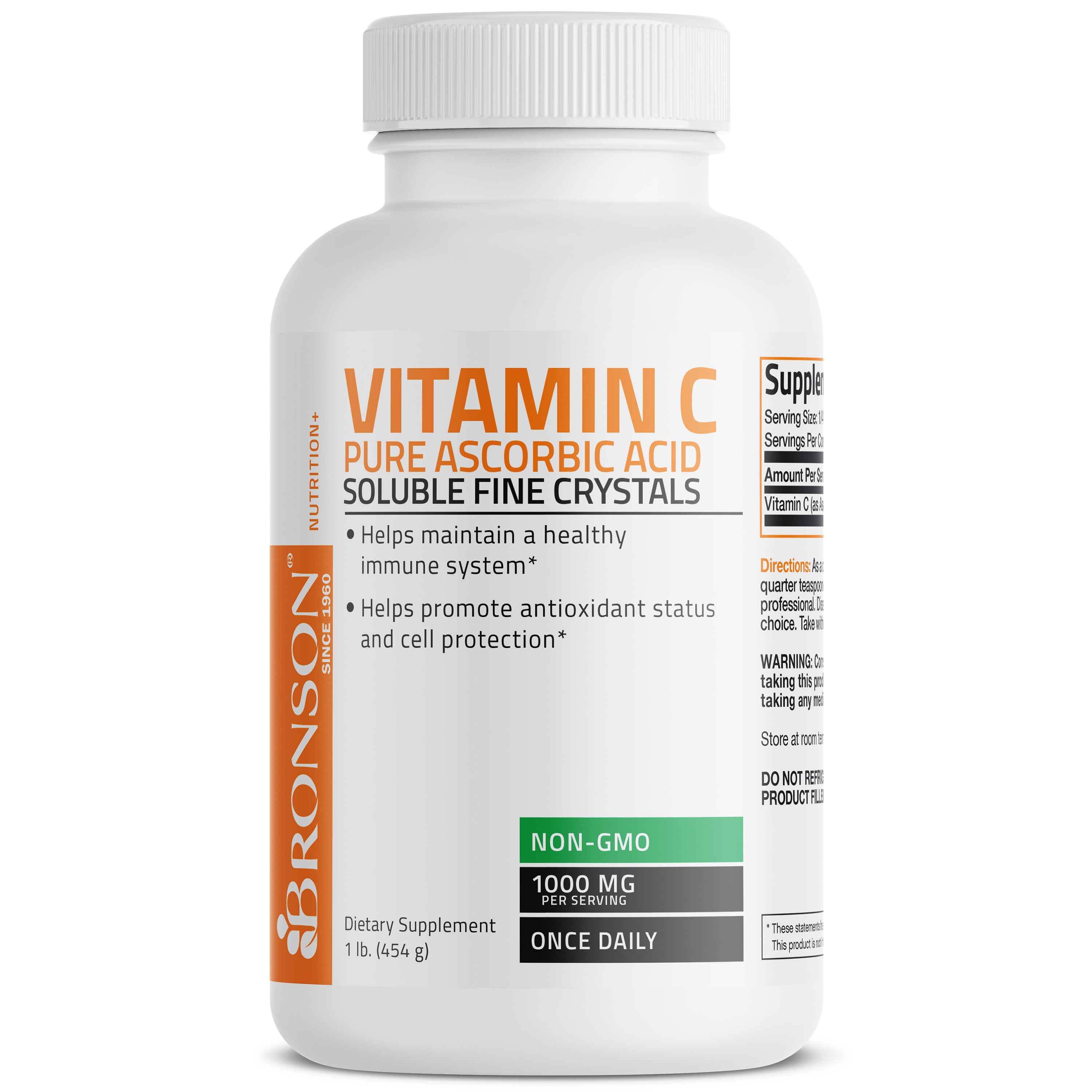 Vitamin C Pure Ascorbic Acid Soluble Fine Crystals