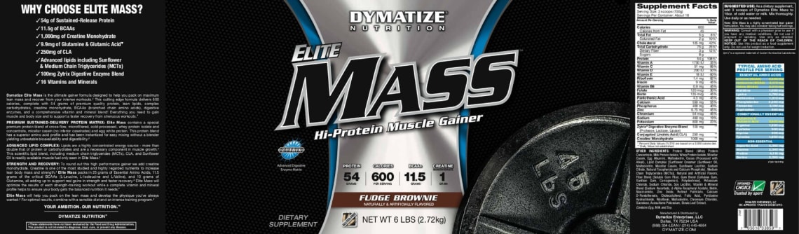 Elite Mass Fudge Brownie