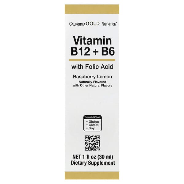 Vitamin B12 1,000 mcg + B6 10 mg with Folic Acid