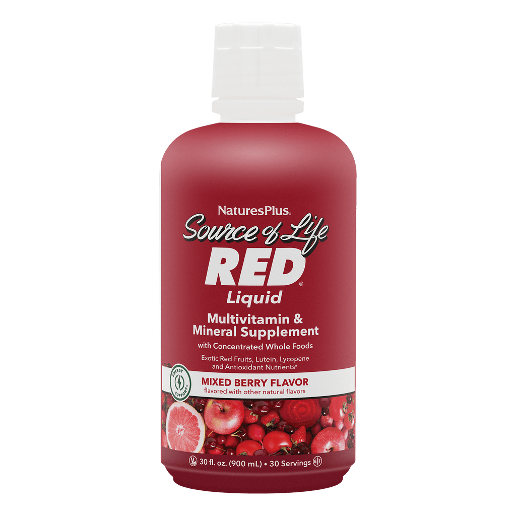 Source of Life Red Liquid Natural Delicious Mixed Berry Flavor
