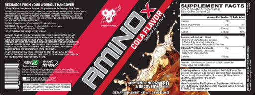 AminoX Cola Flavor