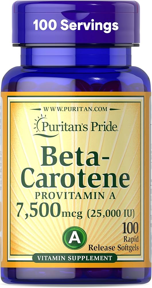 Beta-Carotene 7,500 mcg (25,000 IU)