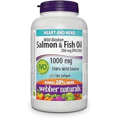 Salmon & Fish Oils 1000 mg 180:120