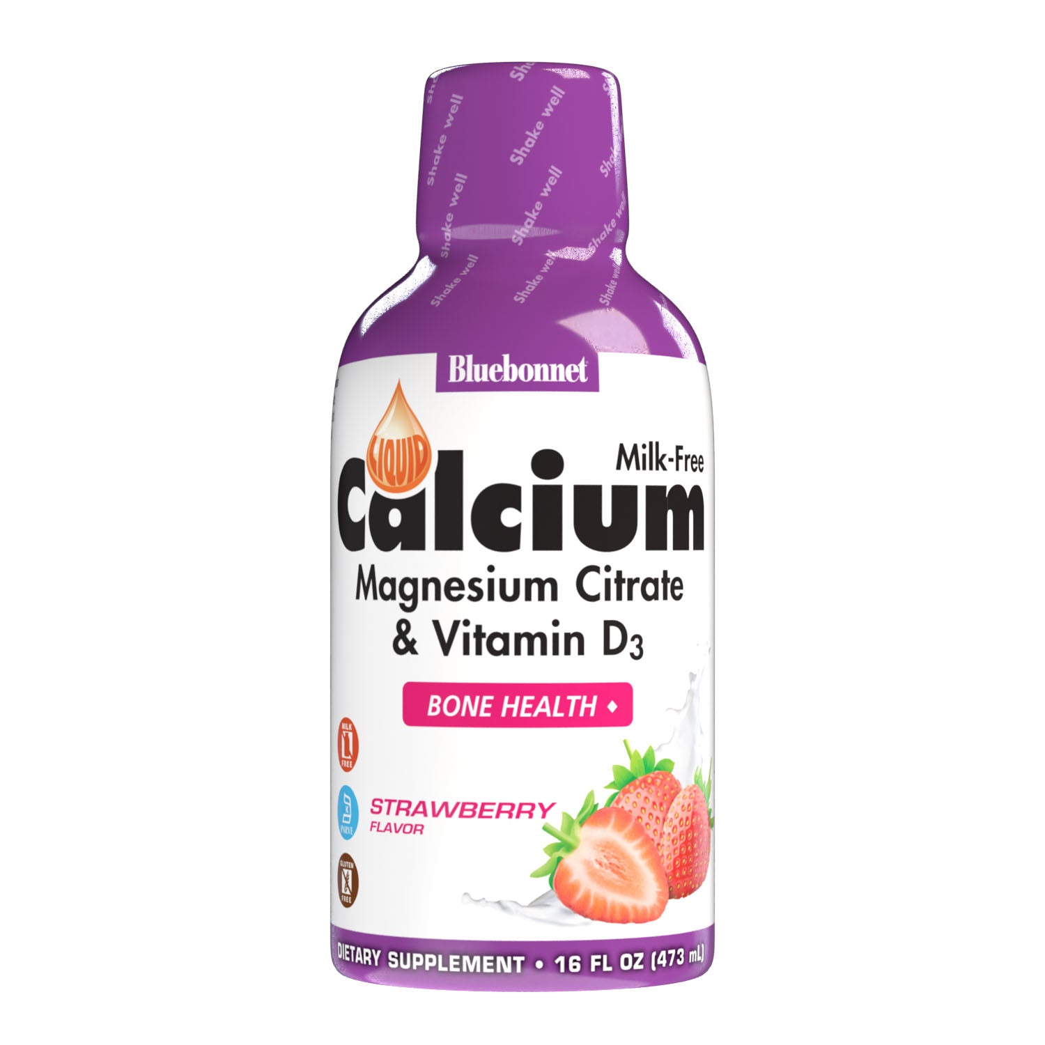 Liquid Calcium Magnesium Citrate & Vitamin D3 Lemon Flavor