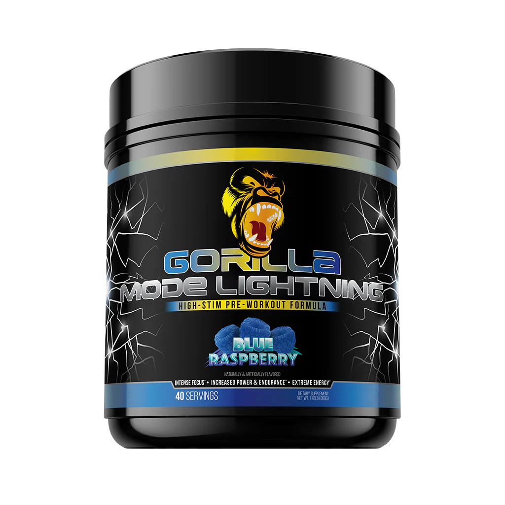 Gorilla Mode Lightning Blue Raspberry
