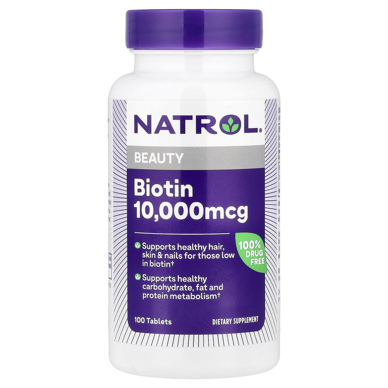 Biotin 10,000 mcg Fast Dissolve Strawberry