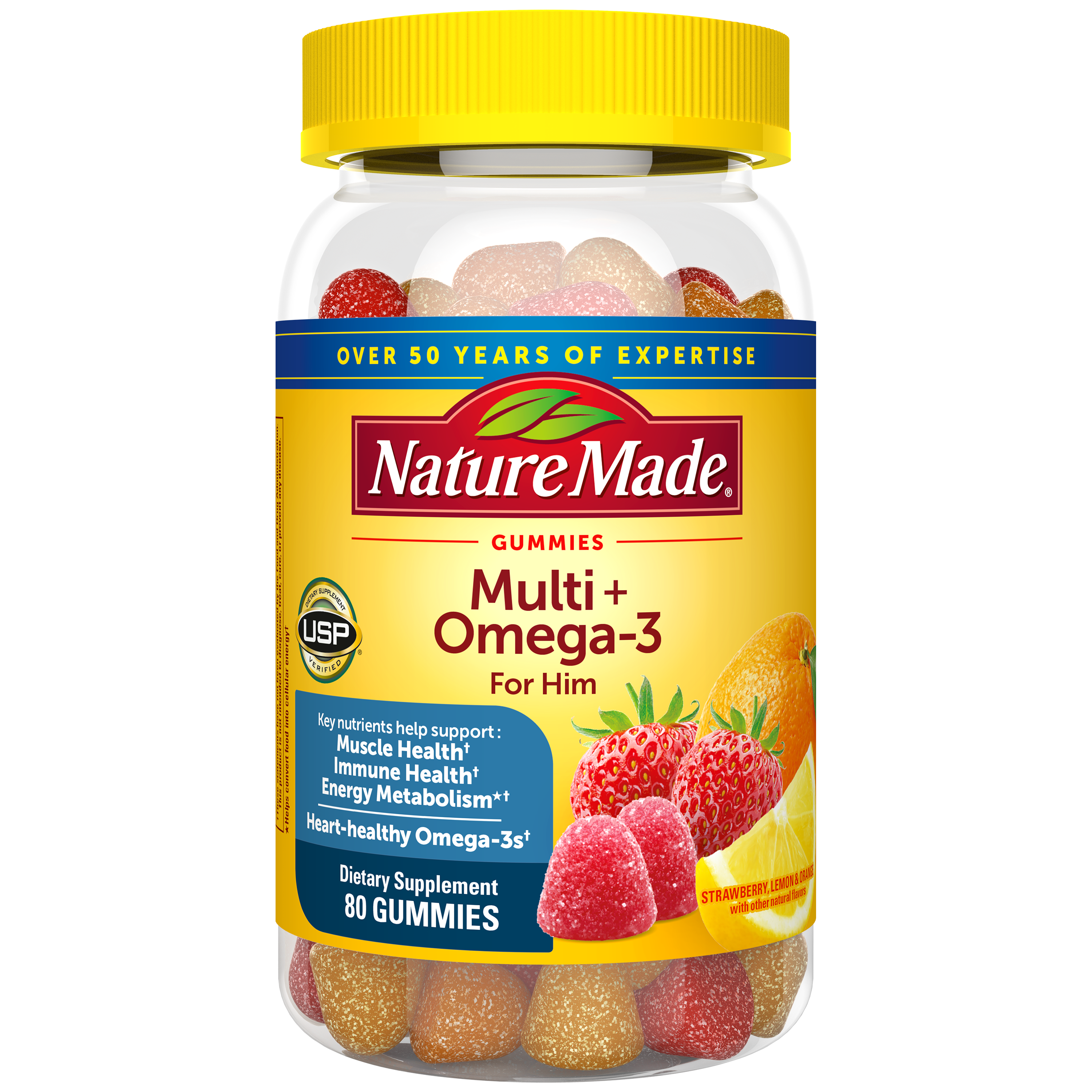 Multi + Omega-3 for Him Gummies