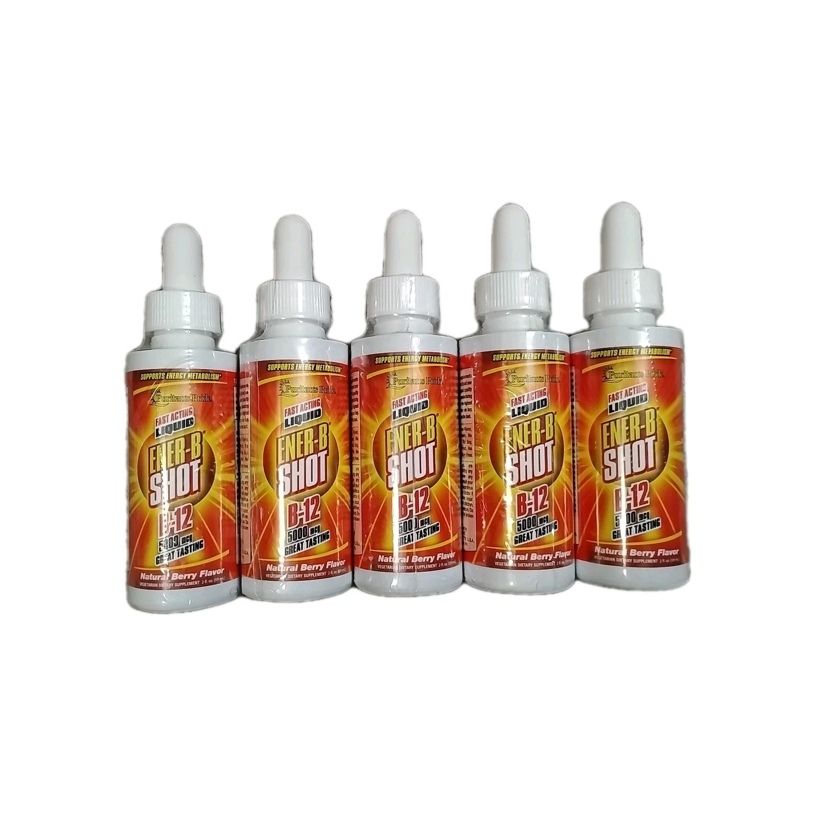 Ener-B Shot B-12 5000 mcg Natural Berry Flavor