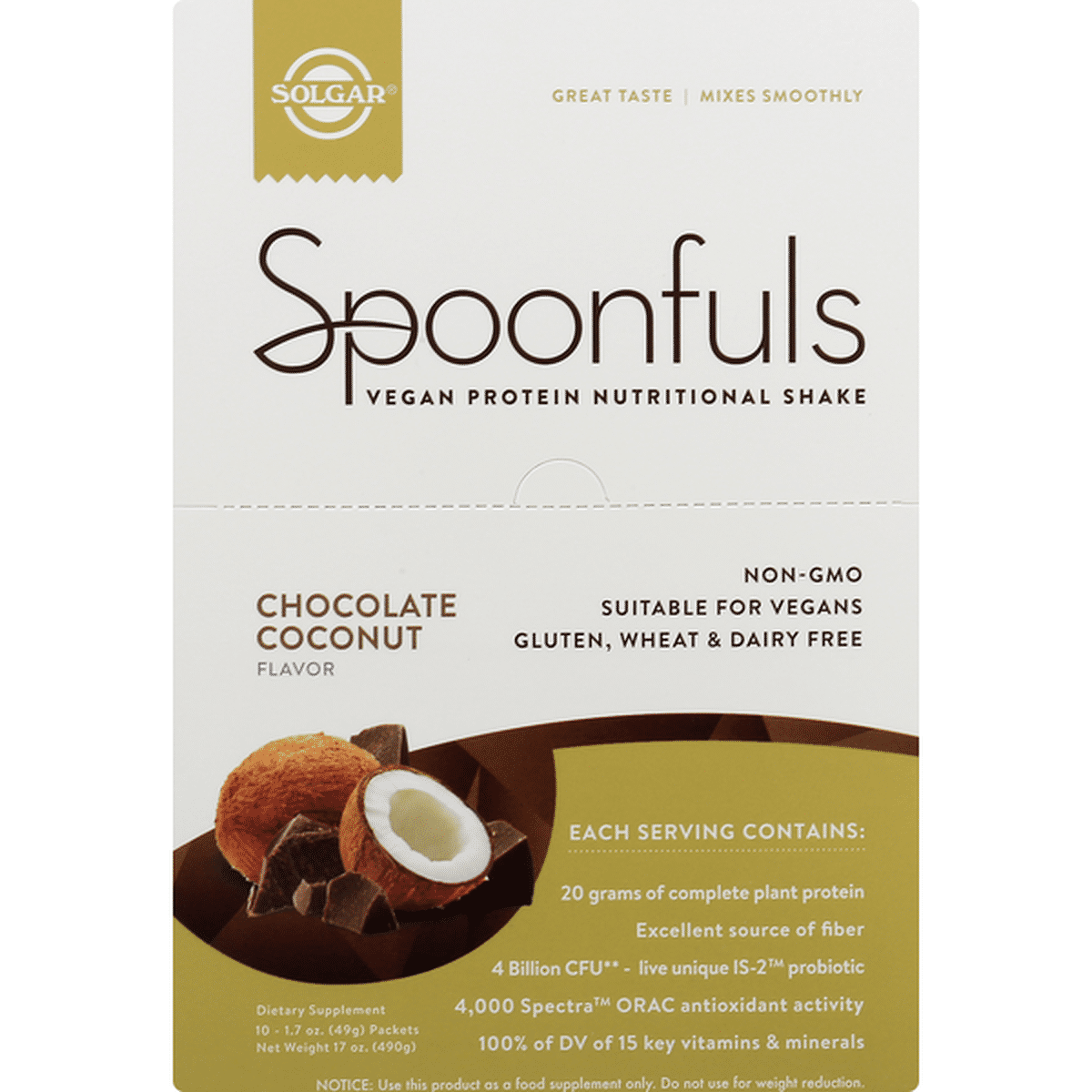 Spoonfuls Chocolate Coconut Flavor