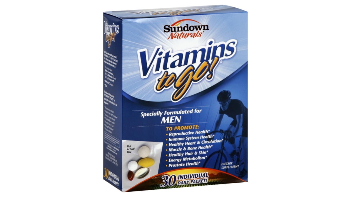 Vitamins To Go! Specially Formulated For Men
