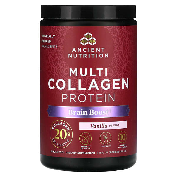 Multi Collagen Protein Brain Boost Vanilla Flavor