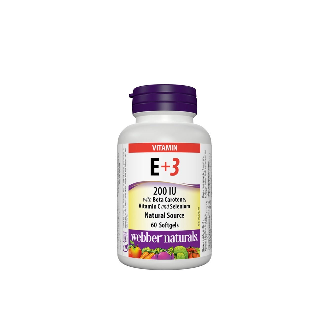 Vitamin E+3 With Beta Carotene, Vitamin C & Selenium
