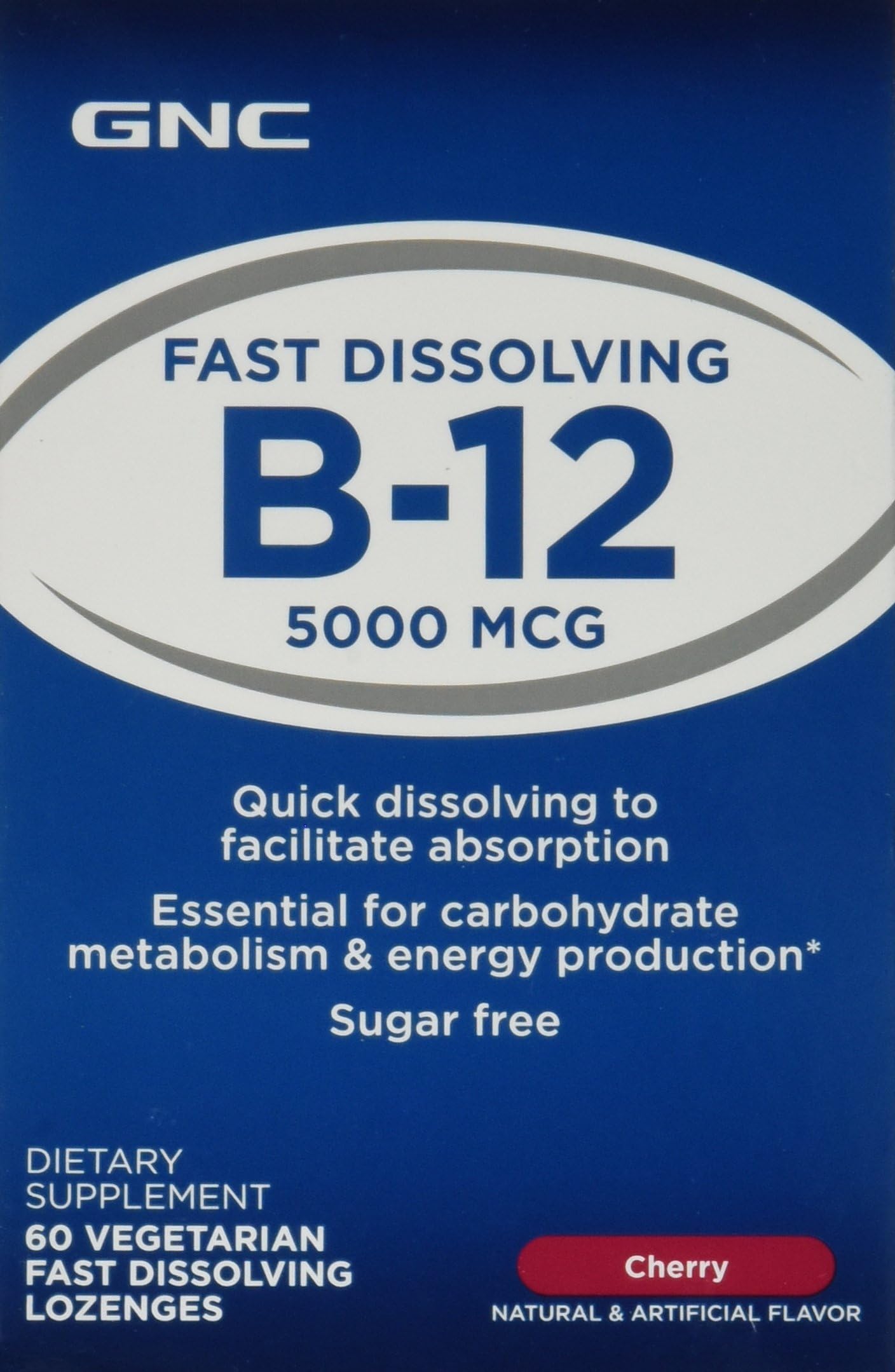 B-12 5000 ZipMelt 5000 mcg Cherry Flavor
