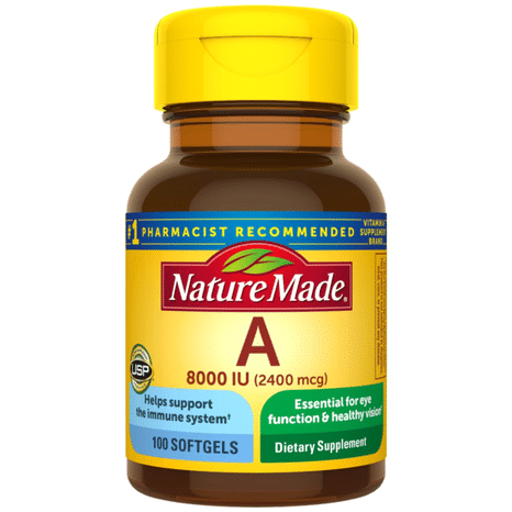 Vitamin A 8,000 IU Supplement