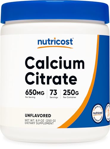 Calcium Citrate 650 mg Unflavored