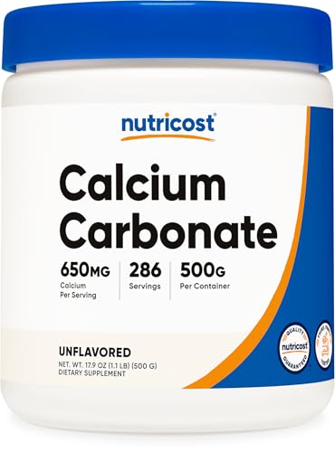 Calcium Carbonate 650 mg Unflavored