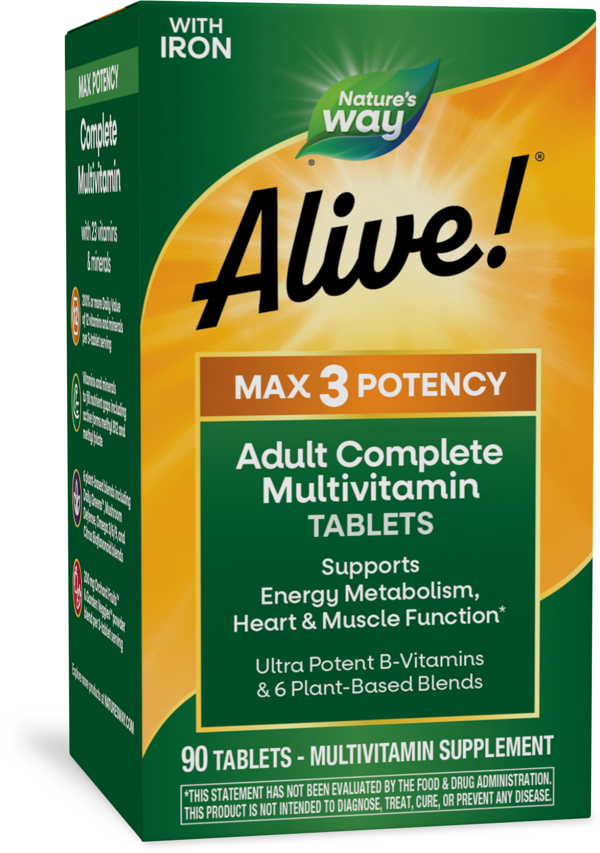 Alive! Max3 Daily Multi-Vitamin Max Potency