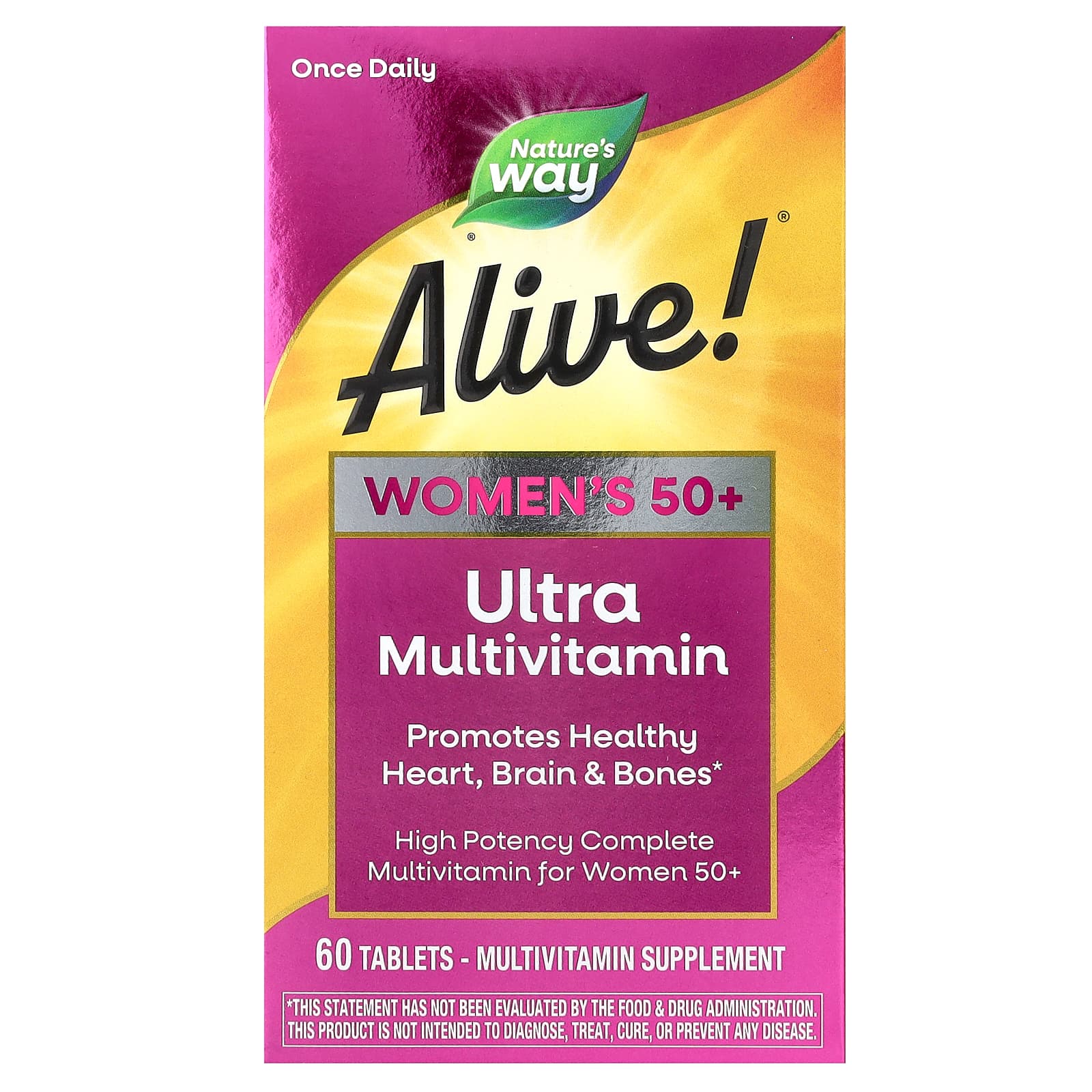 Alive! Women's 50+ Ultra Potency Complete Multivitamin