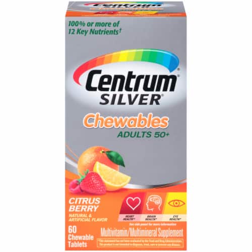 Centrum Silver Chewables Citrus Berry