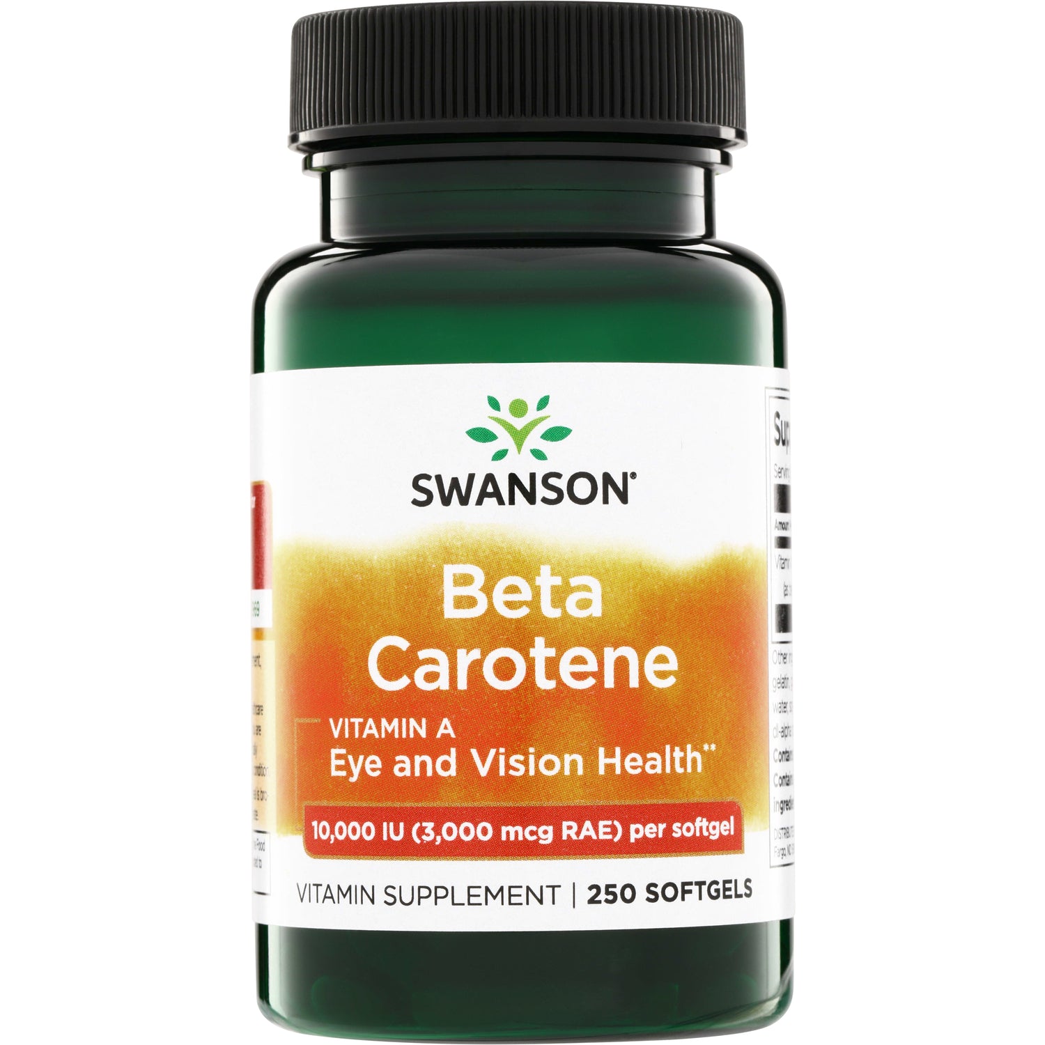 Beta Carotene 10,000 IU (3,000 mcg RAE)