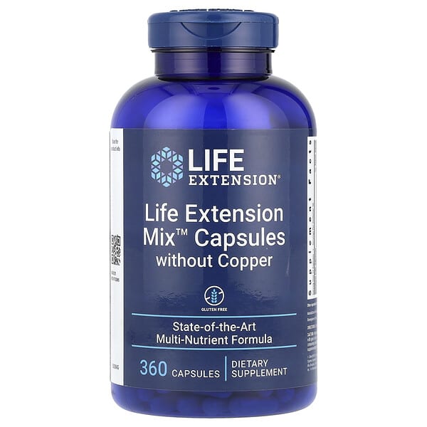 Life Extension Mix Capsules without Copper