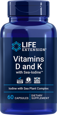 Vitamins D and K with Sea Iodine
