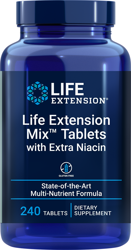 Life Extension Mix Tablets With Extra Niacin & Without Copper
