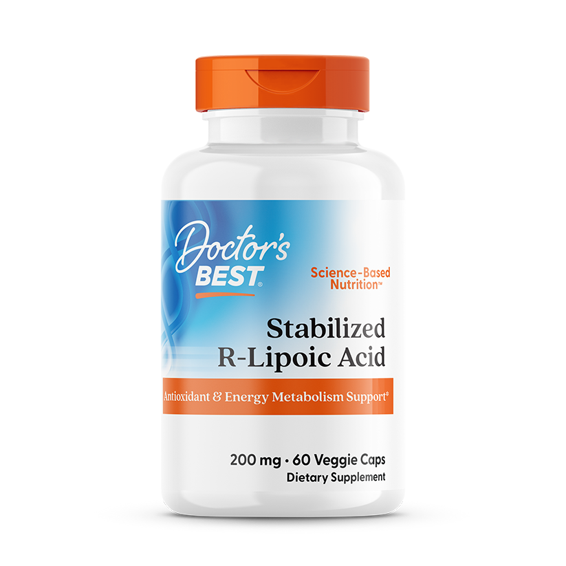 Stabilized R-Lipoic Acid with BioEnhanced Na-RALA 200 mg