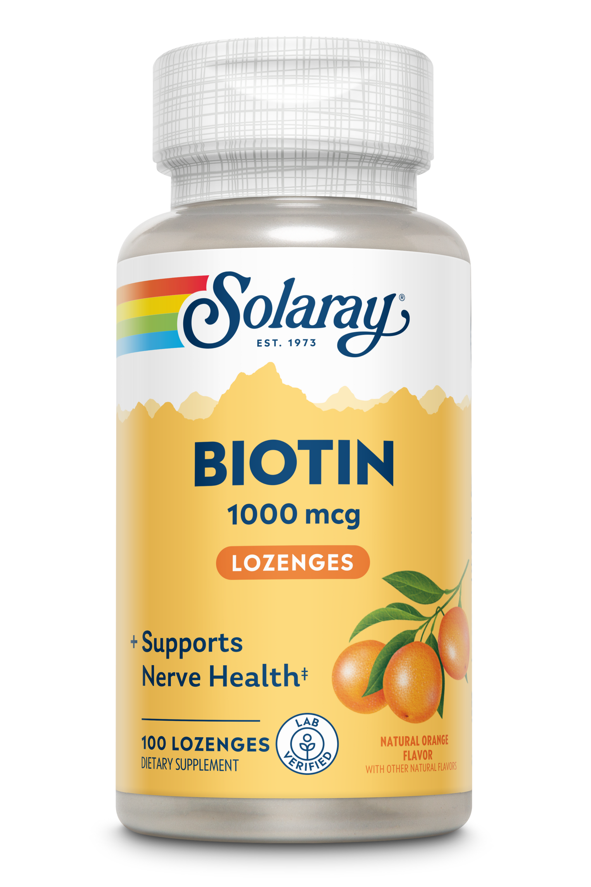 Biotin 1000 mcg Natural Orange Flavoring