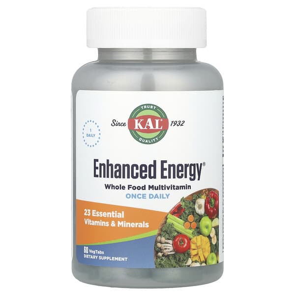 Enhanced Energy Once Daily Whole Food Multivitamin