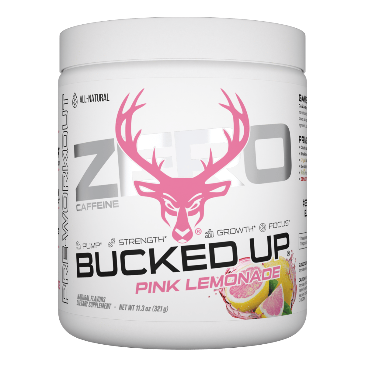 Bucked Up Non-Stimulant Pink Lemonade