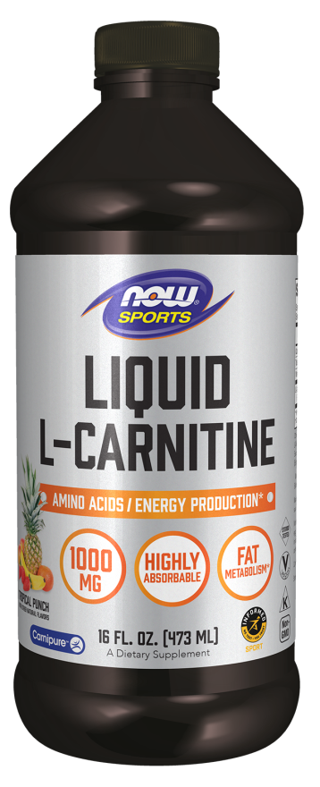 L-Carnitine Liquid 1000 mg Tropical Punch Flavor