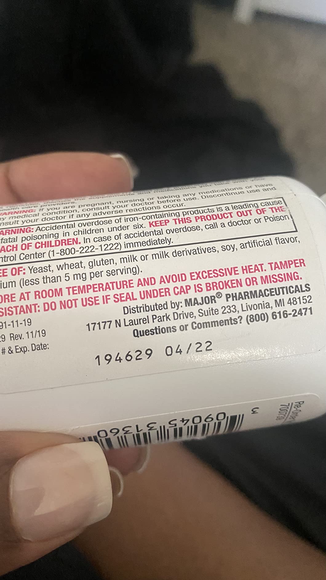 Prenatal Tablets
