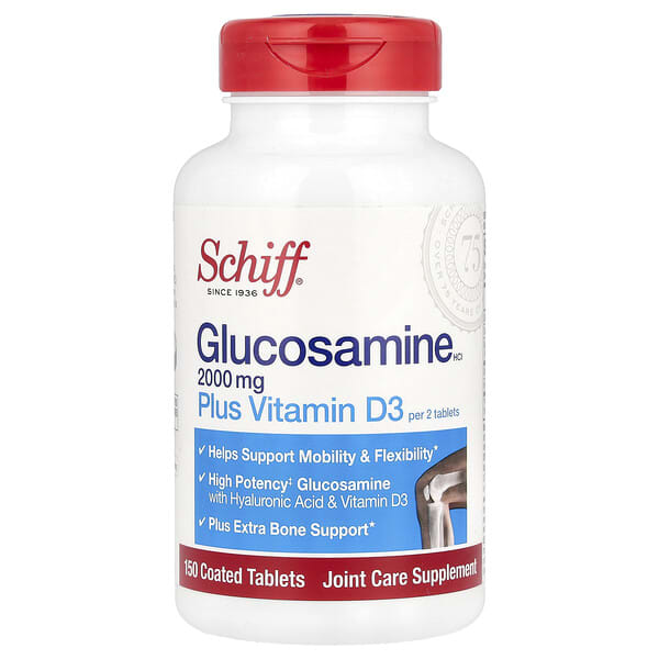 Glucosamine HCl 2,000 mg Plus Vitamin D