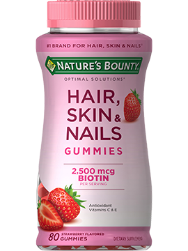 Hair, Skin & Nails Gummies Strawberry Flavored