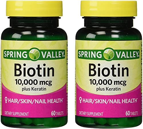 Biotin 10,000 mcg Plus Keratin