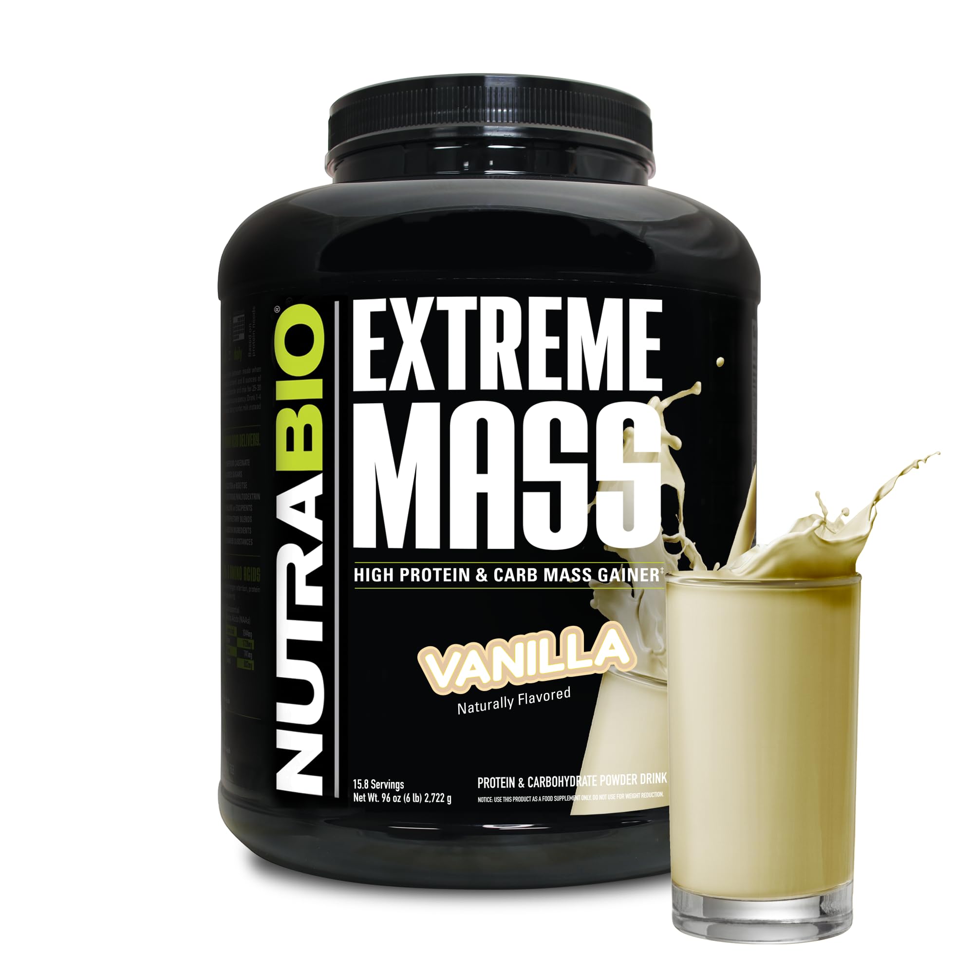 100% Mass Gainer Chocolate Fudge Brownie
