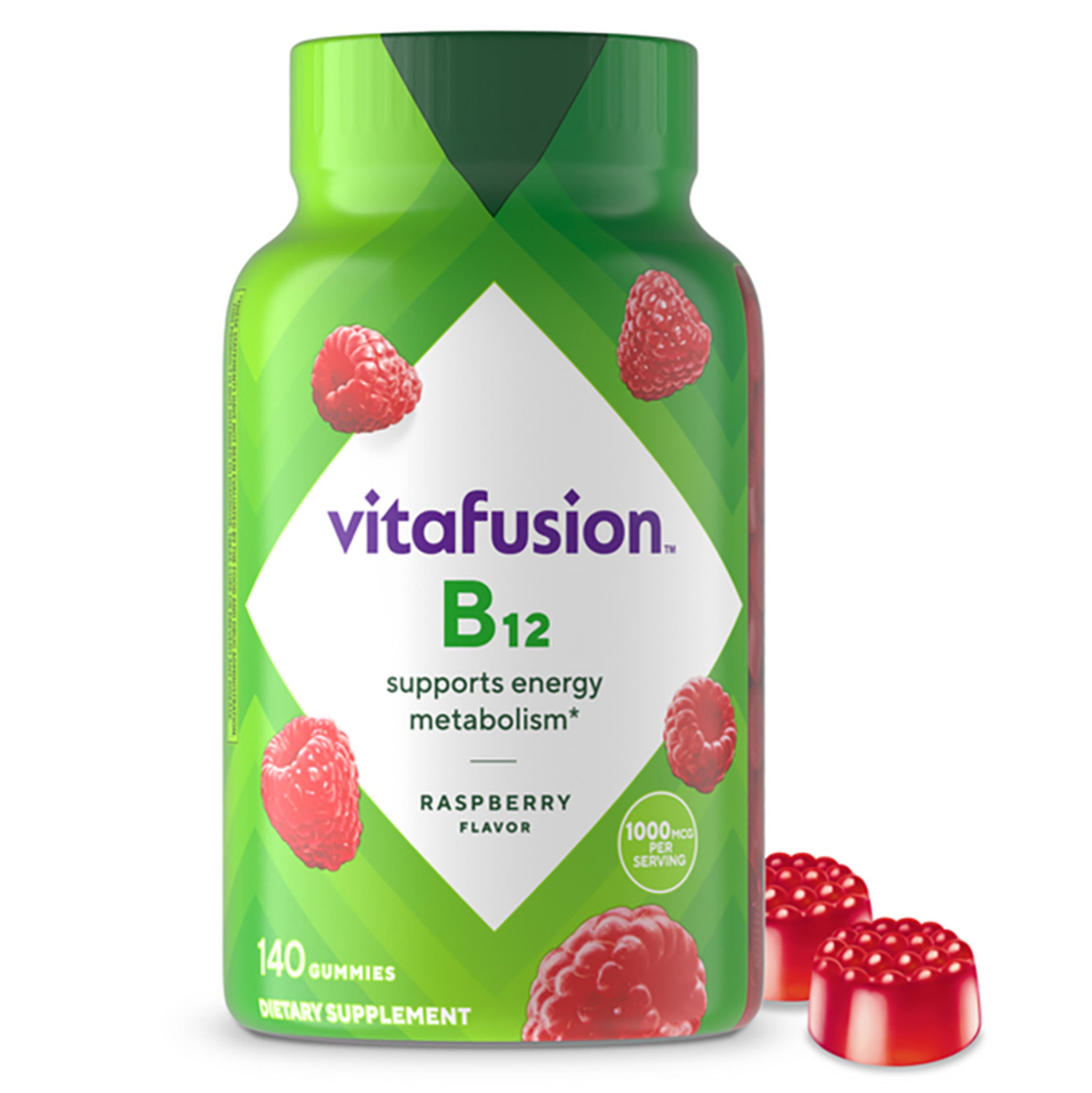 B-12 1000 mcg Natural Raspberry Flavor