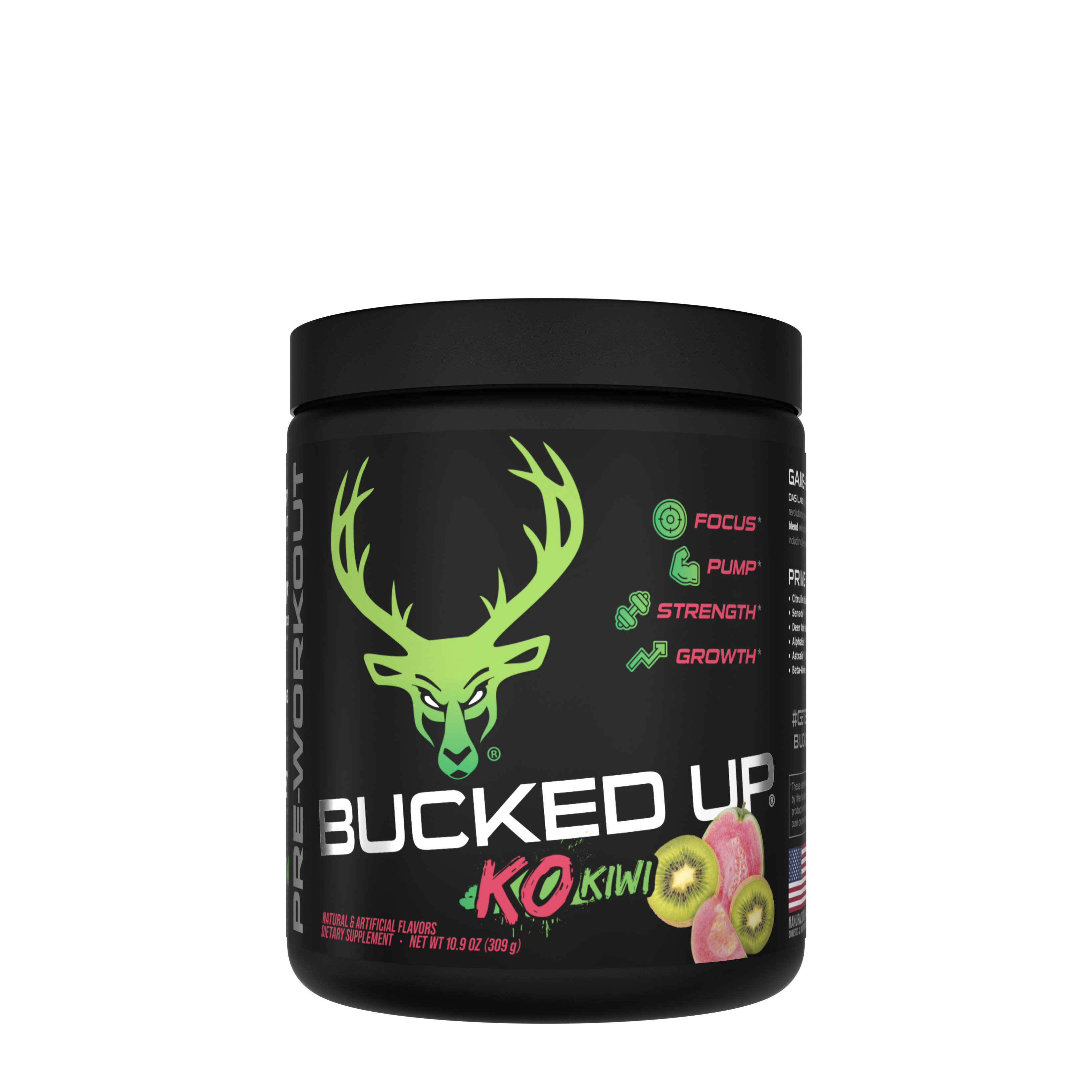 Bucked Up Pre-Workout KO Kiwi