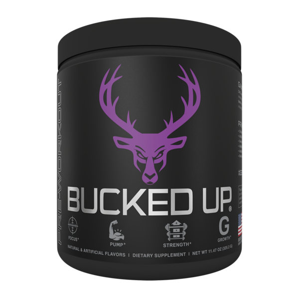 Bucked Up Pre-Workout Grape Gainz