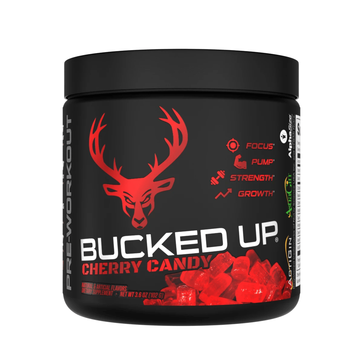 Bucked Up Pre-Workout Cherry Candy